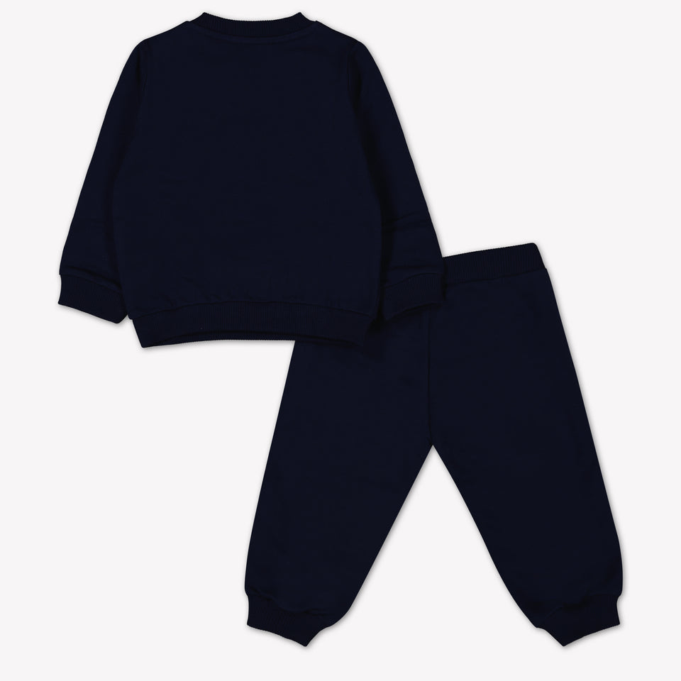 Moschino Baby Jongens Joggingpak In Navy