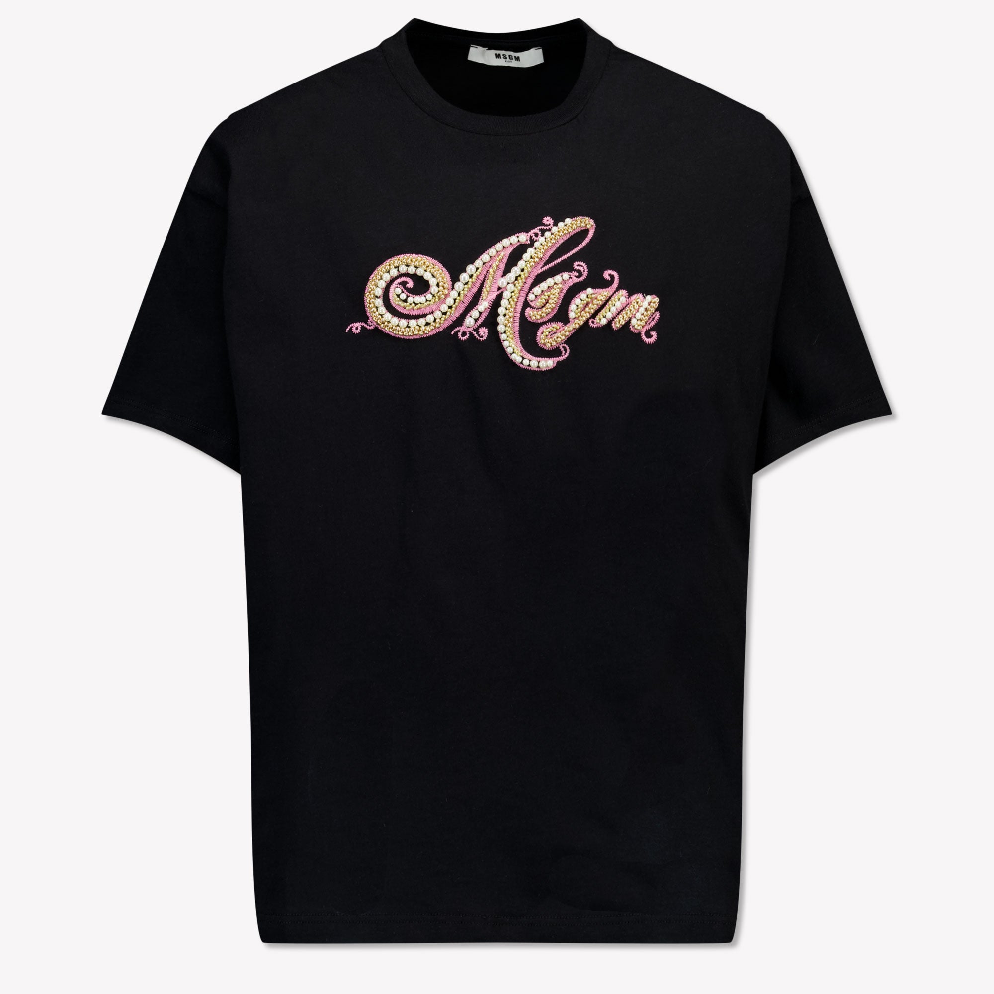 MSGM Kinder Meisjes T-Shirt In Zwart