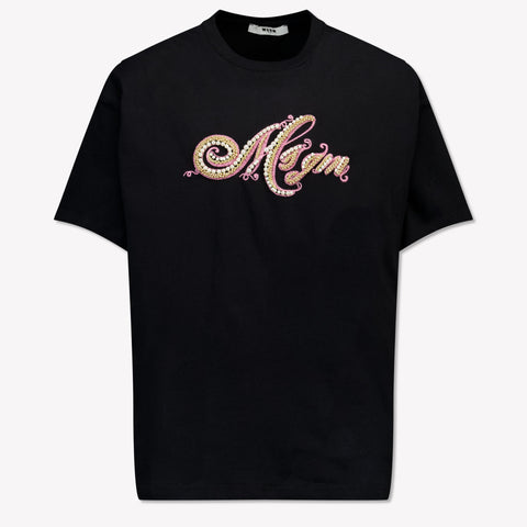 MSGM Kinder Meisjes T-Shirt In Zwart