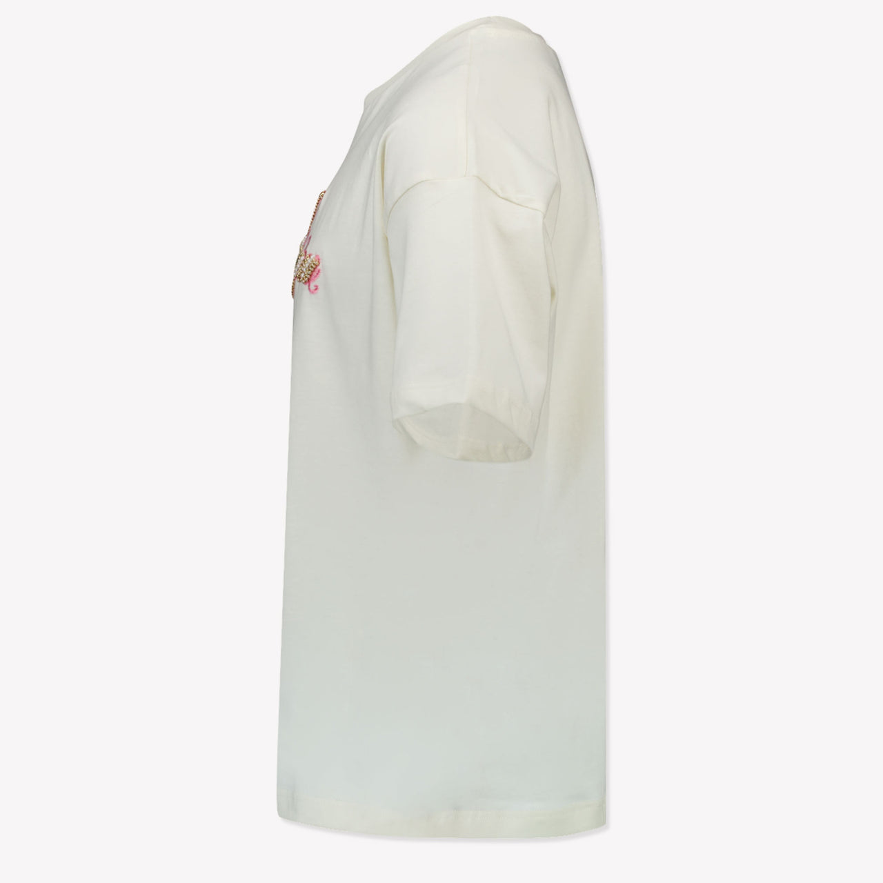 MSGM Kinder Meisjes T-Shirt In Off White