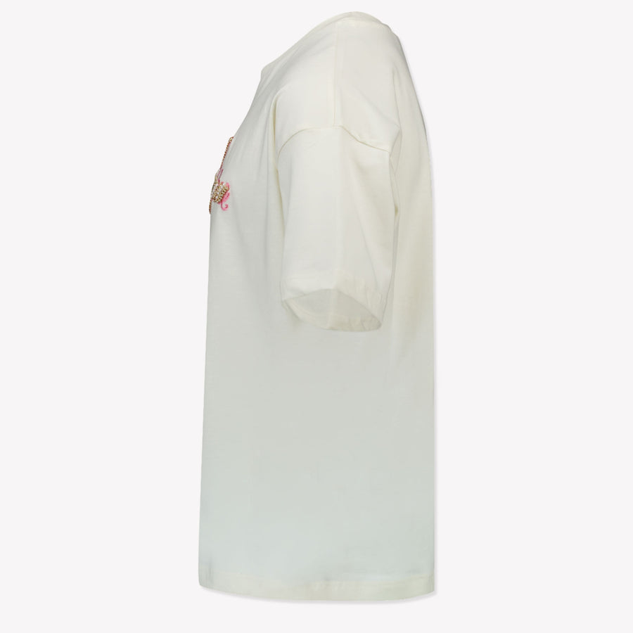 MSGM Kinder Meisjes T-Shirt In Off White