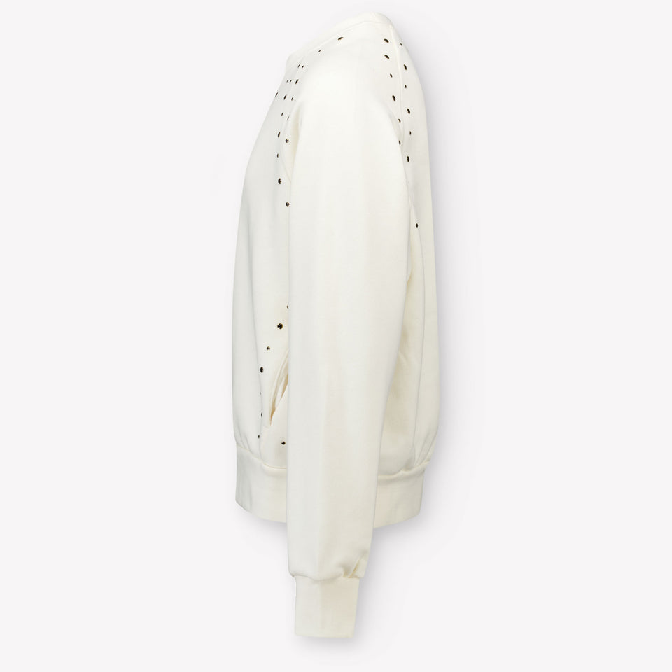 MSGM Kinder Meisjes Trui In Off White