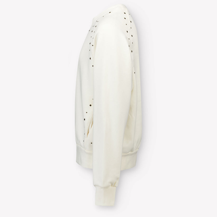 MSGM Kinder Meisjes Trui In Off White