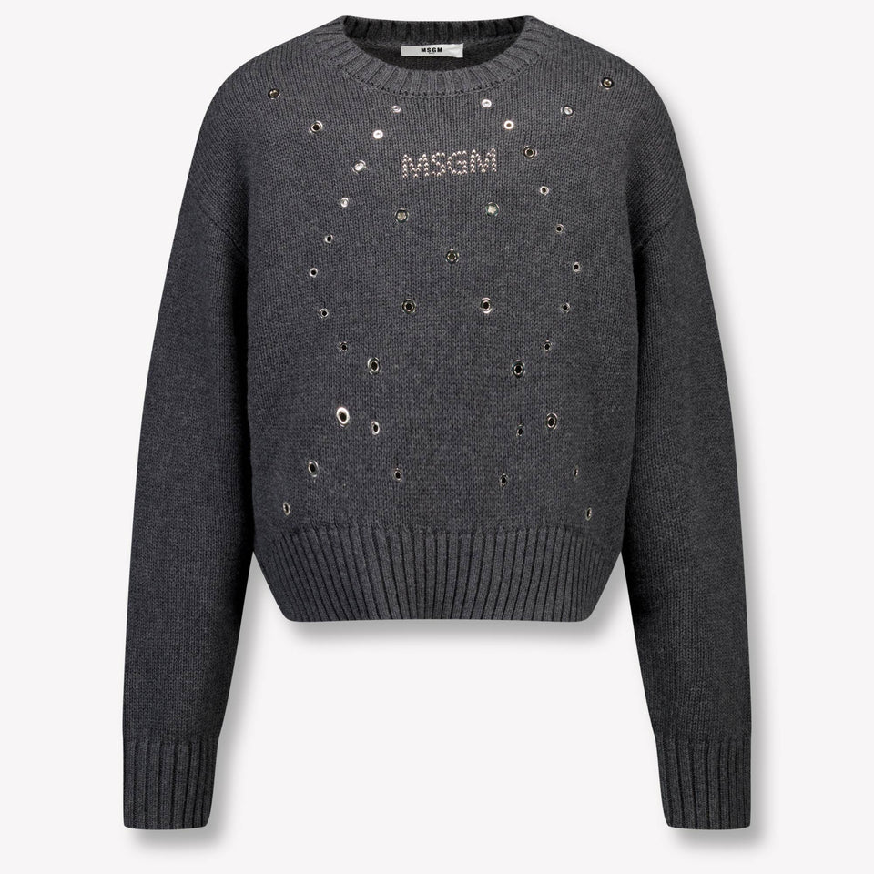 MSGM Kinder Meisjes Trui In Grijs