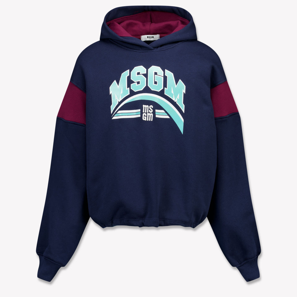 MSGM Kinder Meisjes Trui In Navy