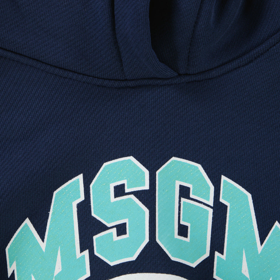 MSGM Kinder Meisjes Trui In Navy