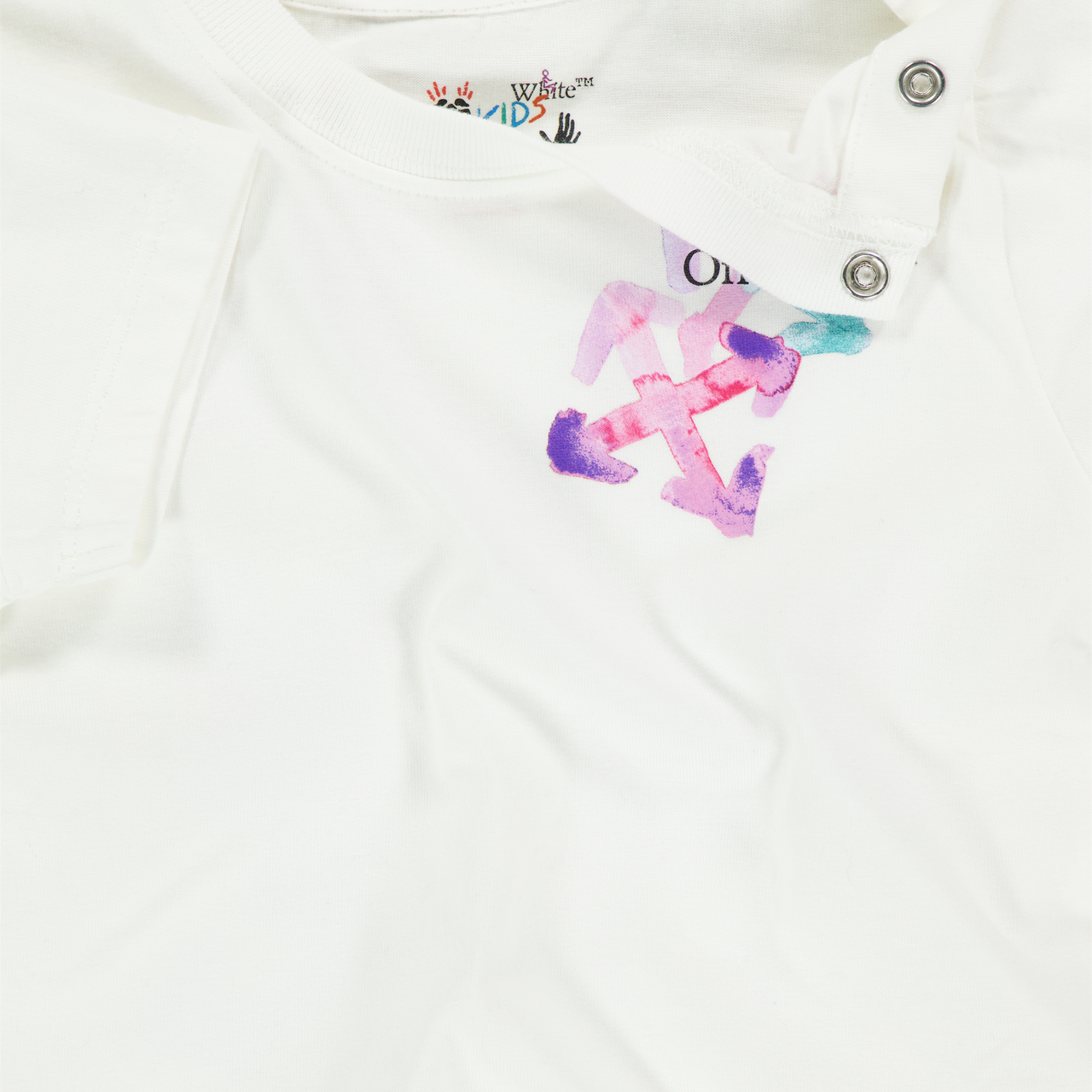 Off-White Baby Meisjes T-Shirt In Wit