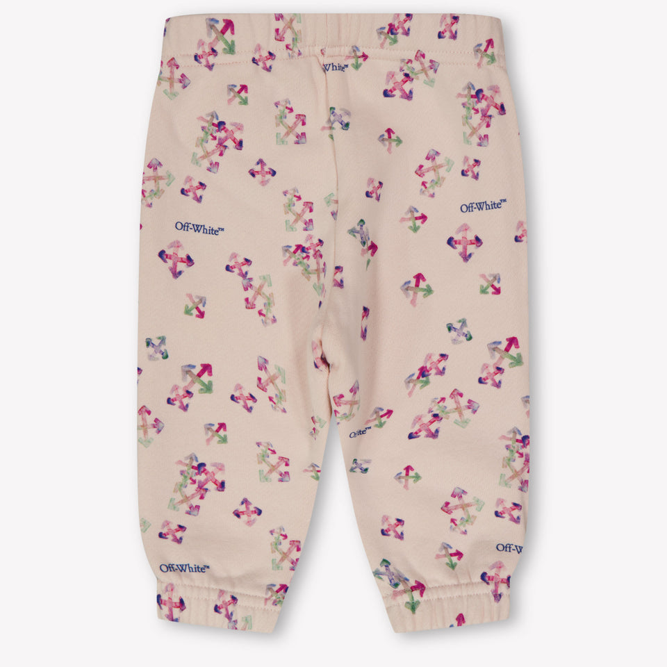 Off-White Baby Meisjes Broek In Licht Roze
