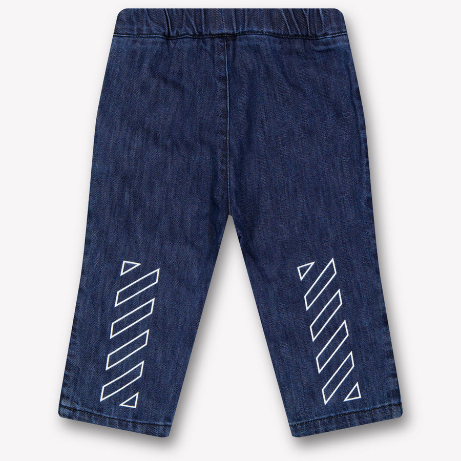 Off-White Baby Jongens Jeans In Blauw