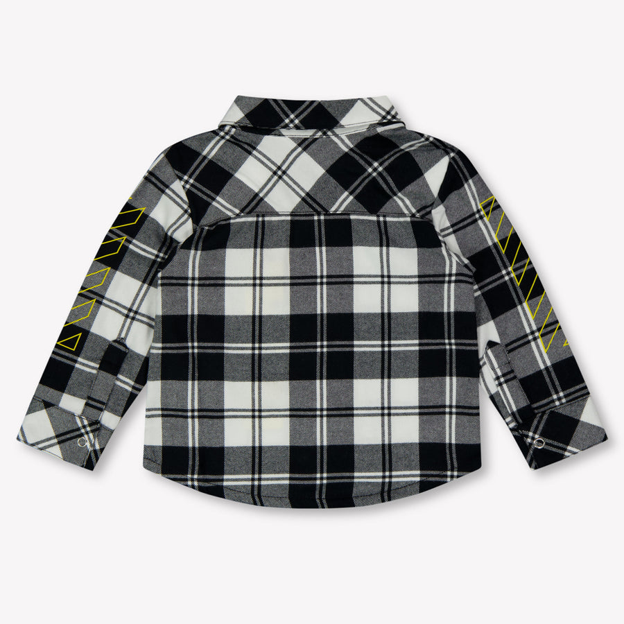 Off-White Baby Jongens Blouse In Zwart