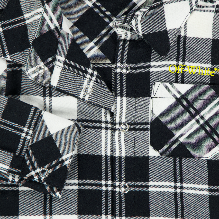 Off-White Baby Jongens Blouse In Zwart