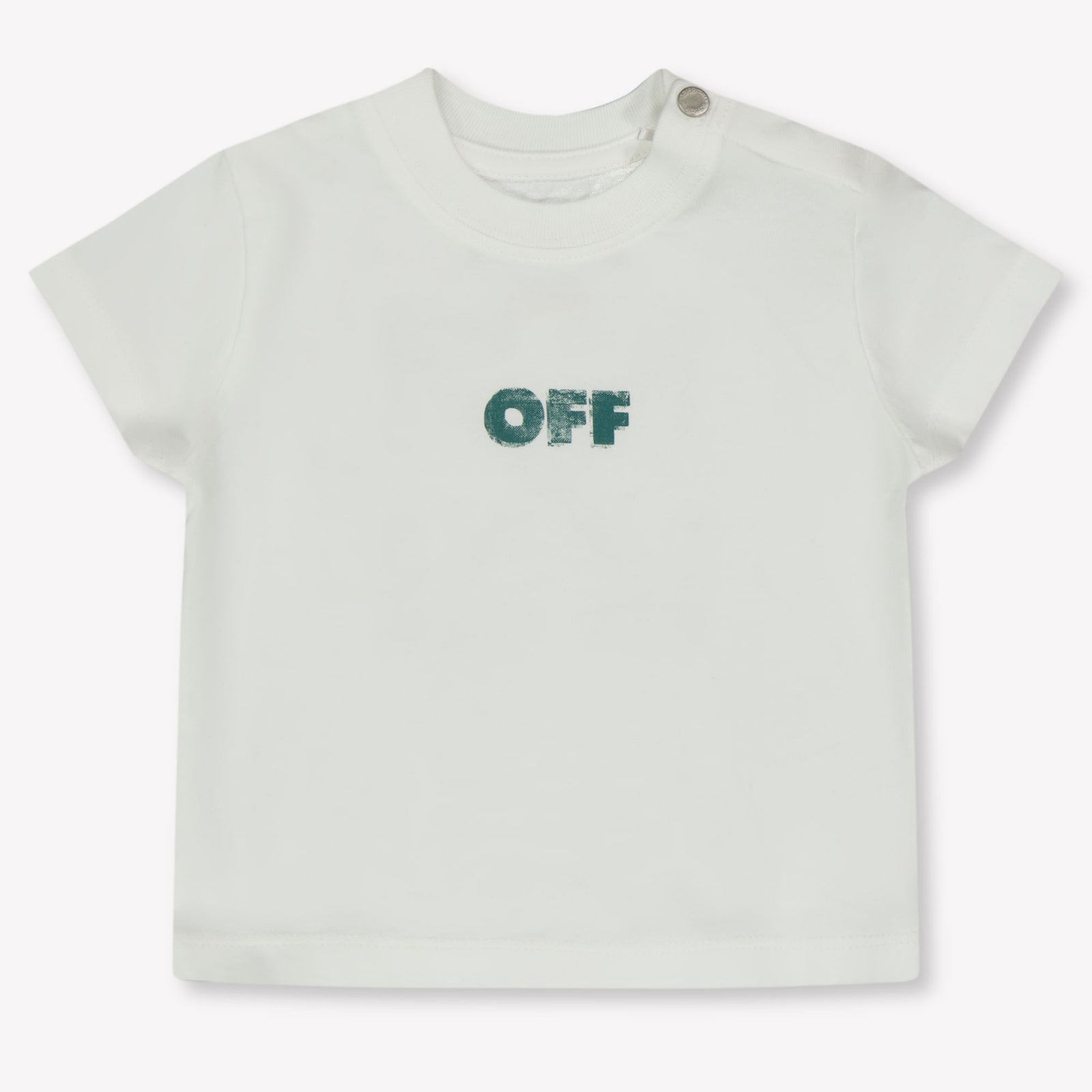 Off-White Baby Jongens T-Shirt In Wit