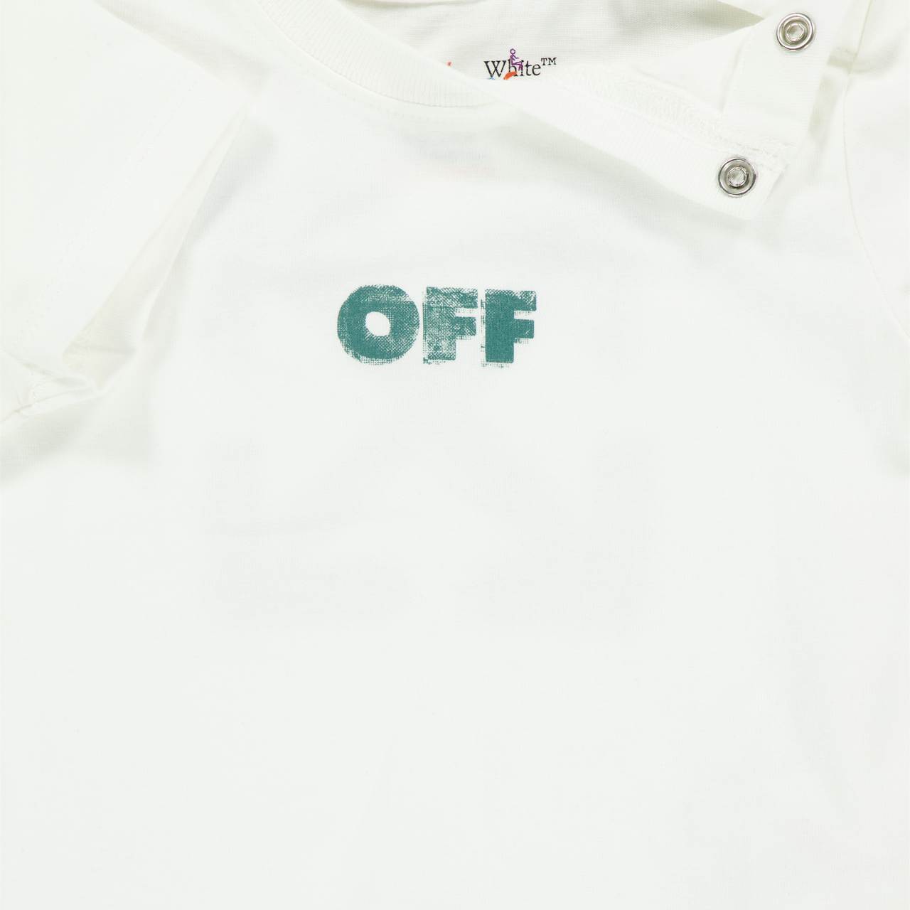 Off-White Baby Jongens T-Shirt In Wit