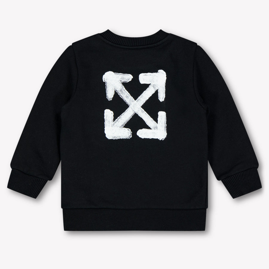 Off-White Baby Jongens Trui In Zwart