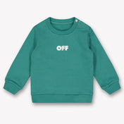 Off-White Baby Jongens Trui In Groen