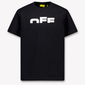 Off-White Kinder Jongens T-Shirt In Zwart