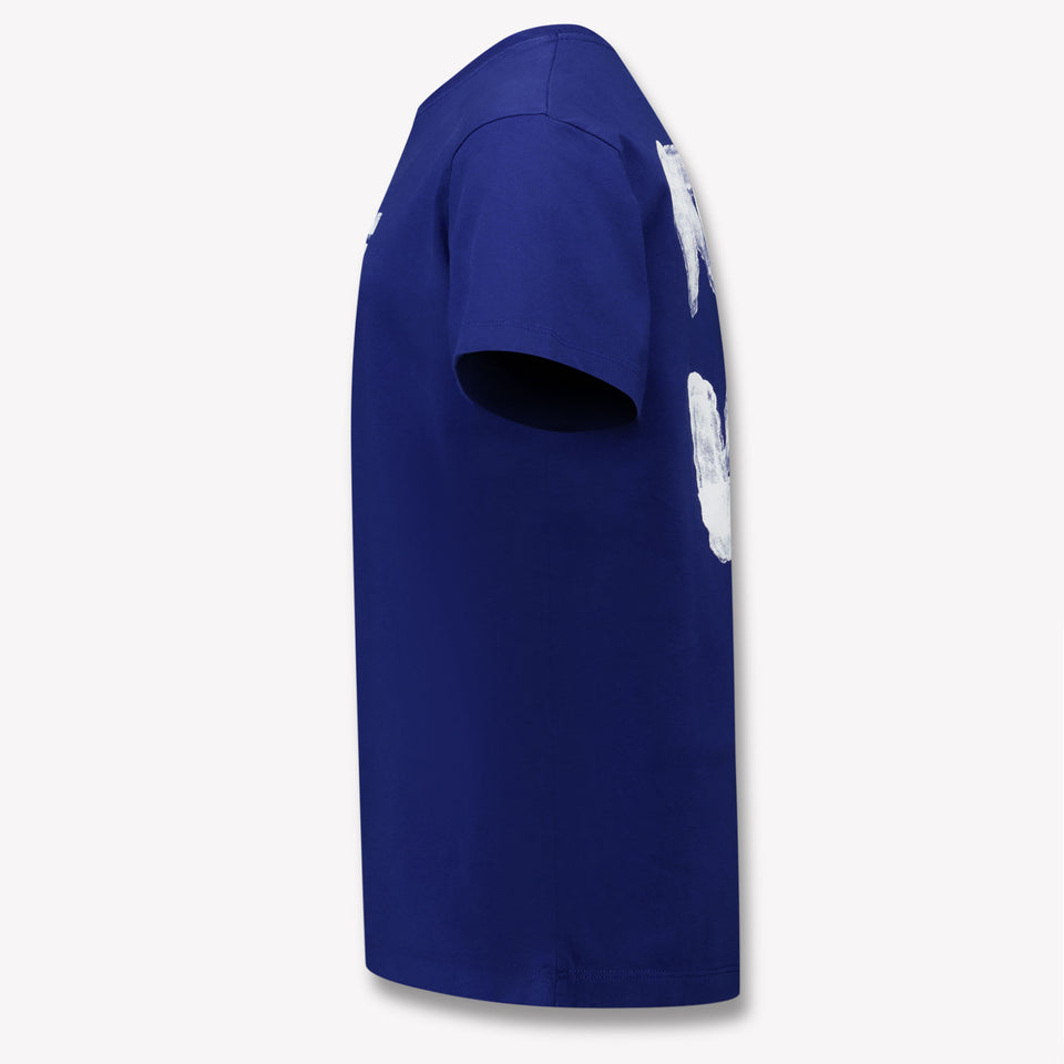 Off-White Kinder Jongens T-Shirt In Blauw