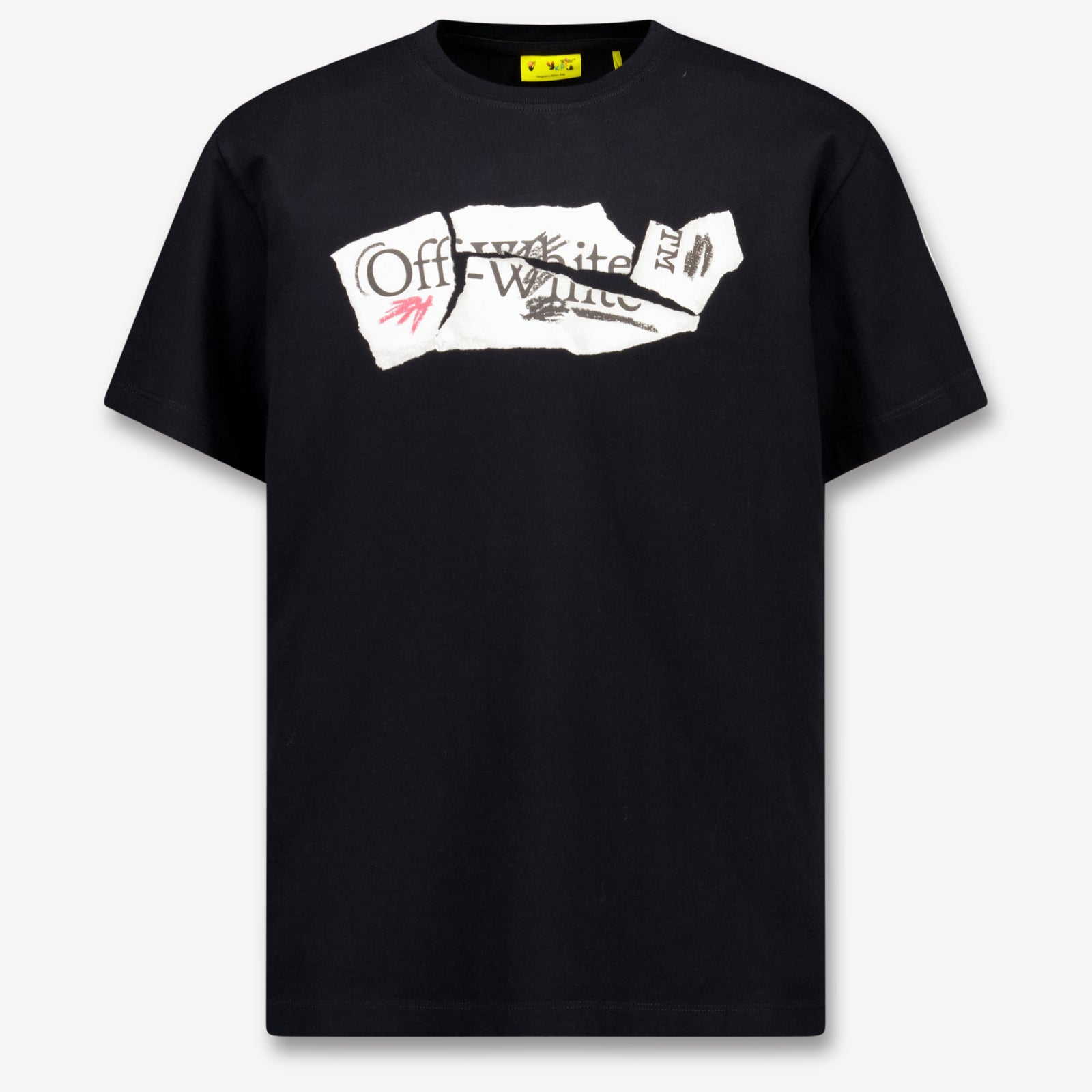 Off-White Kinder Jongens T-Shirt In Zwart