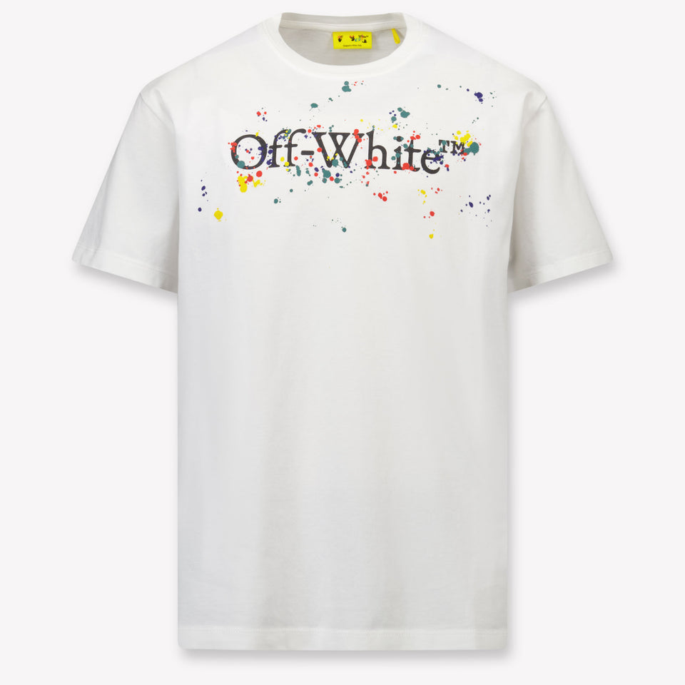 Off-White Kinder Jongens T-Shirt In Wit