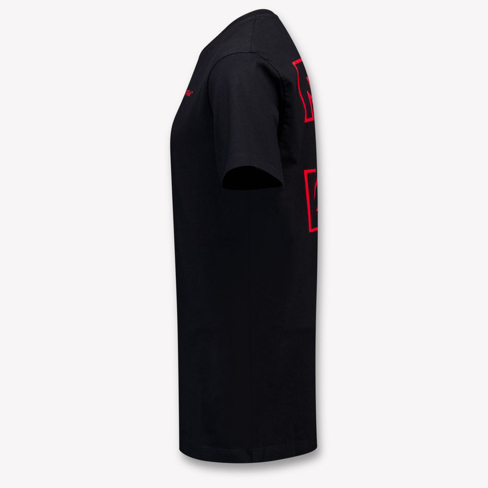 Off-White Kinder Jongens T-Shirt In Zwart