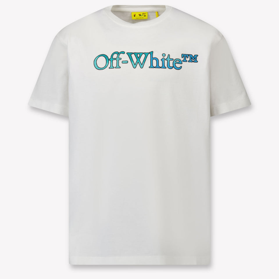 Off-White Kinder Jongens T-Shirt In Wit