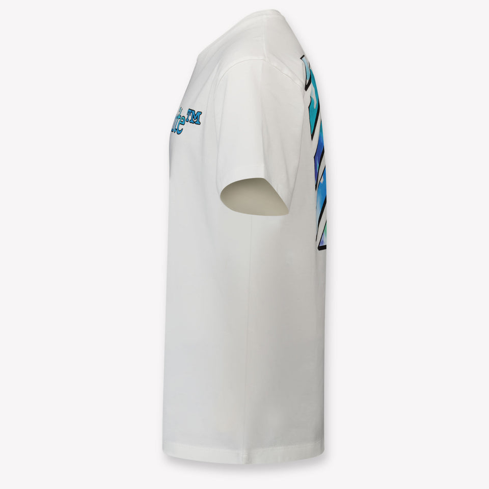 Off-White Kinder Jongens T-Shirt In Wit