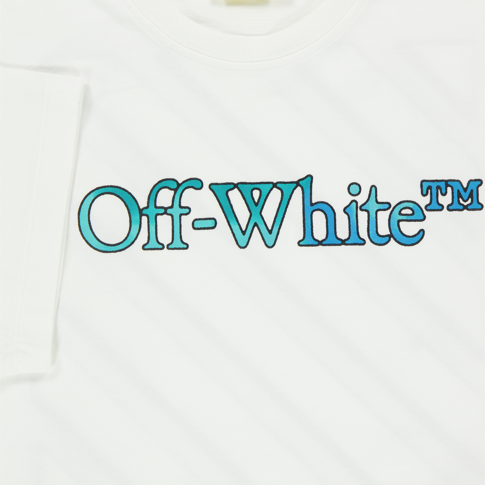 Off-White Kinder Jongens T-Shirt In Wit