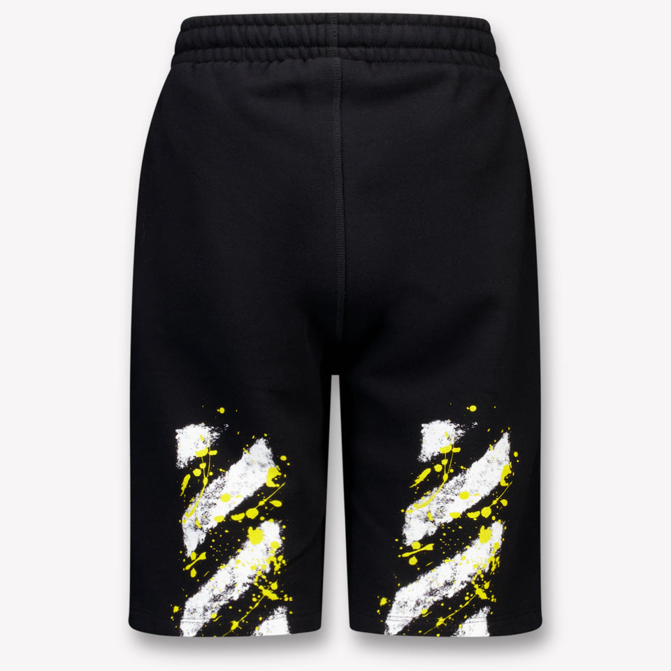 Off-White Kinder Jongens Shorts In Zwart