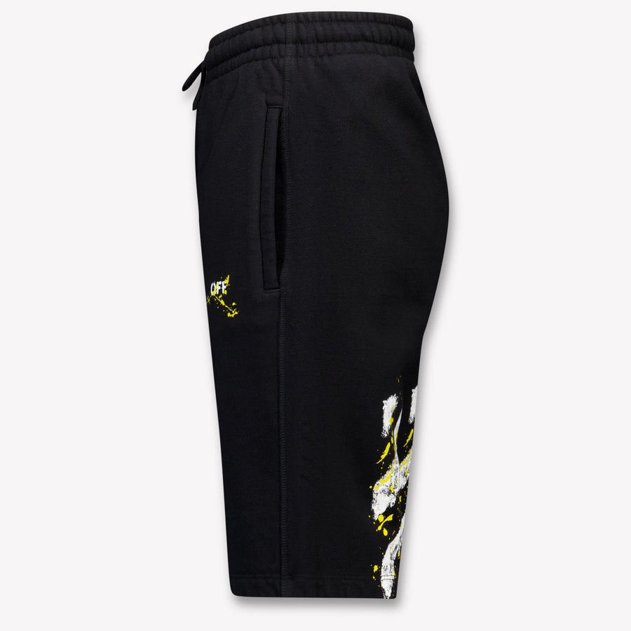 Off-White Kinder Jongens Shorts In Zwart