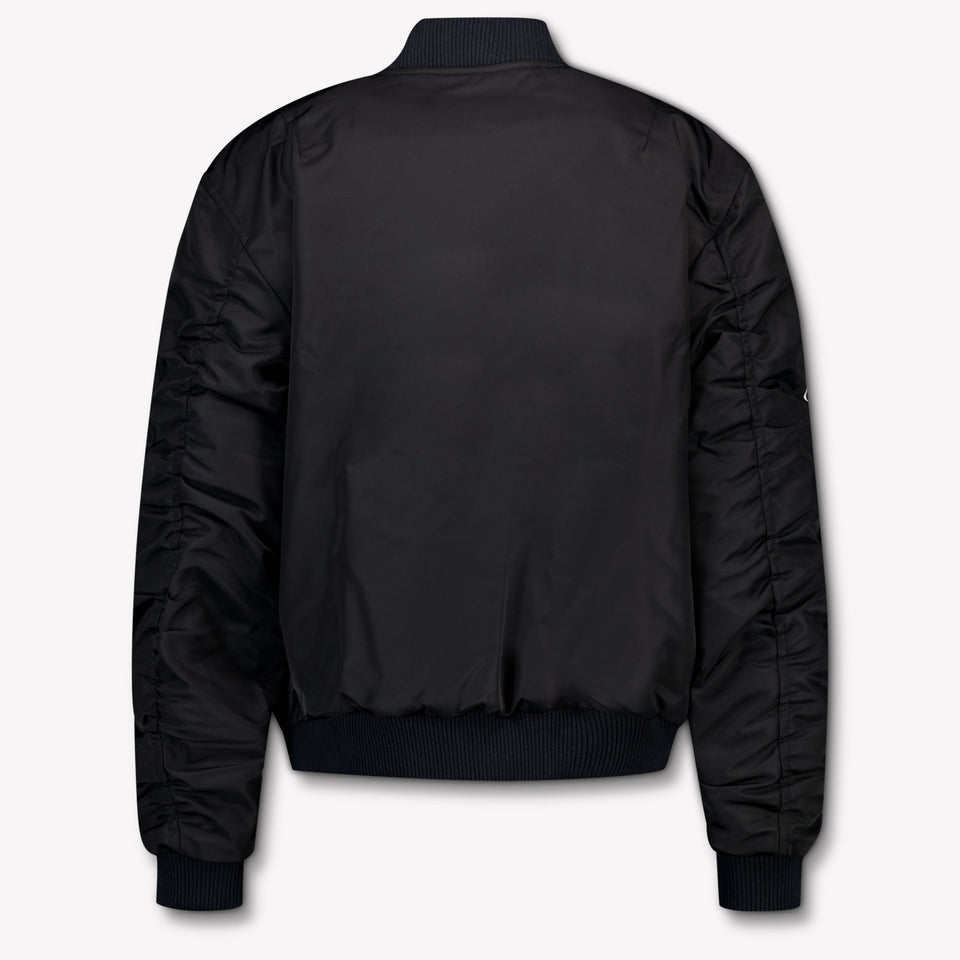 Off-White Kinder Jongens Winterjas In Zwart