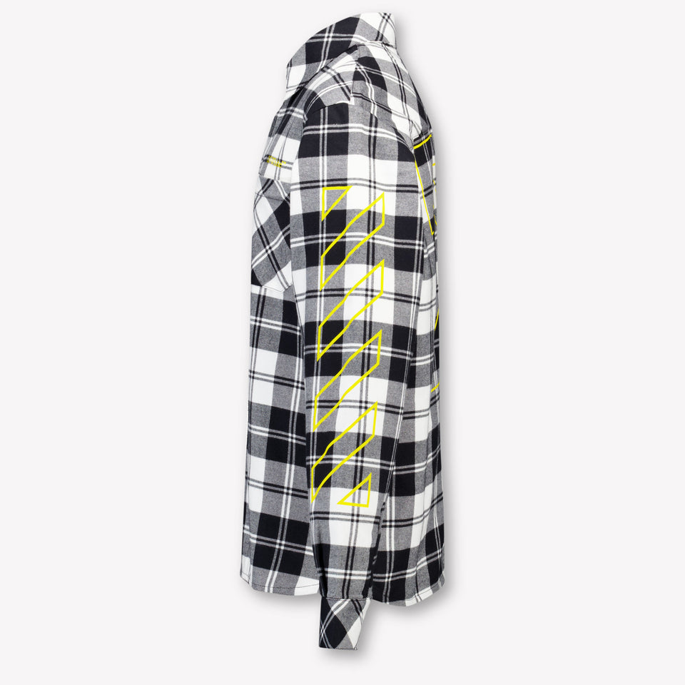 Off-White Kinder Jongens Blouse In Zwart