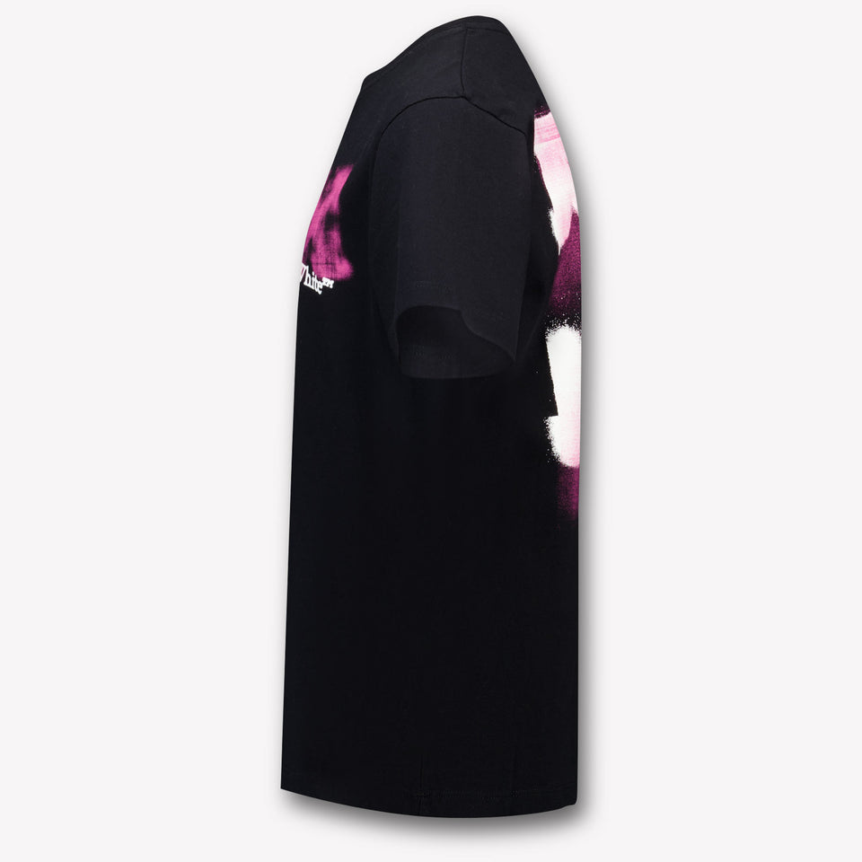 Off-White Kinder Meisjes T-Shirt In Zwart