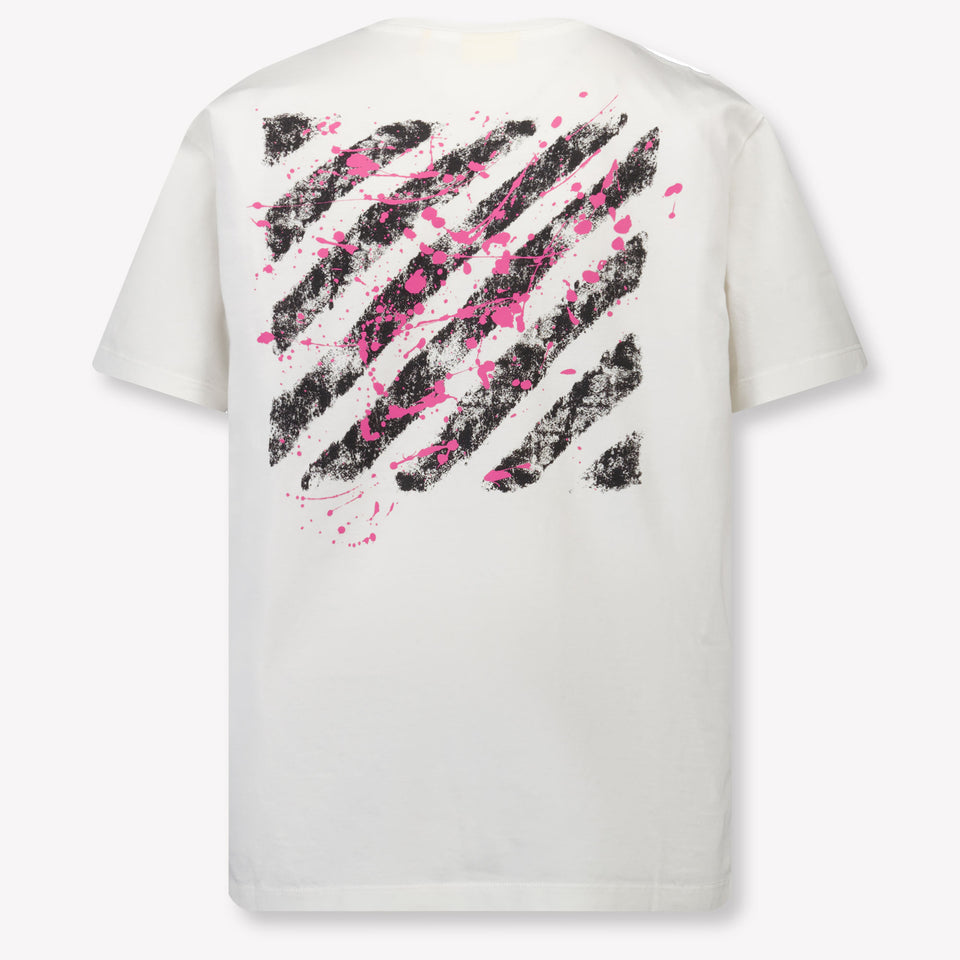 Off-White Kinder Meisjes T-Shirt In Wit
