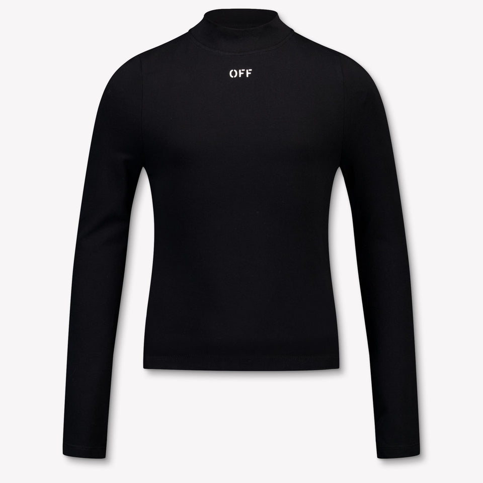Off-White Kinder Meisjes T-Shirt In Zwart