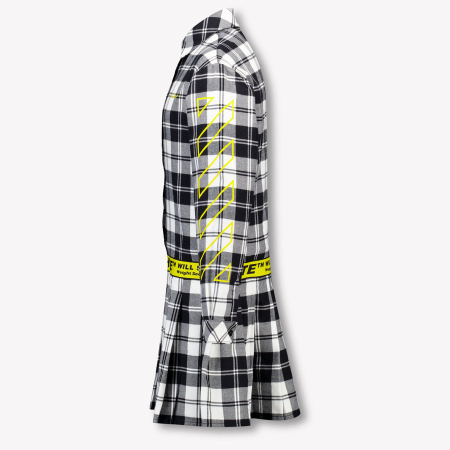 Off-White Kinder Meisjes Jurk In Zwart