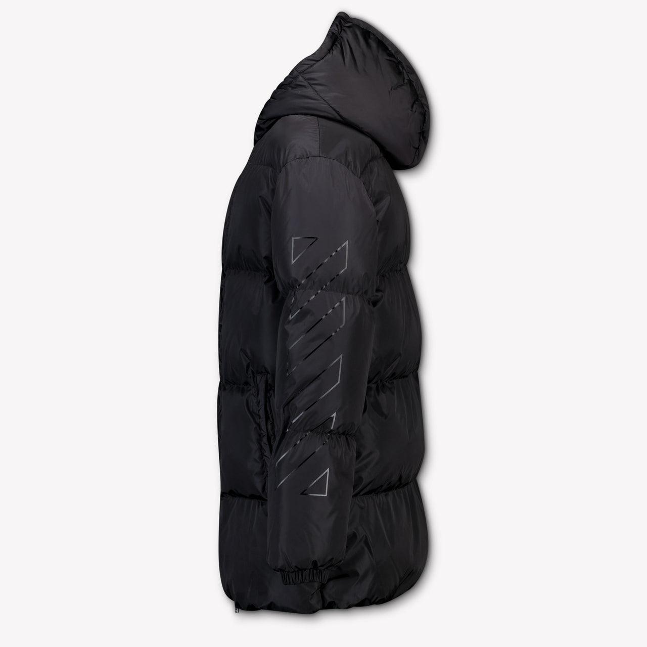 Off-White Kinder Meisjes Winterjas In Zwart