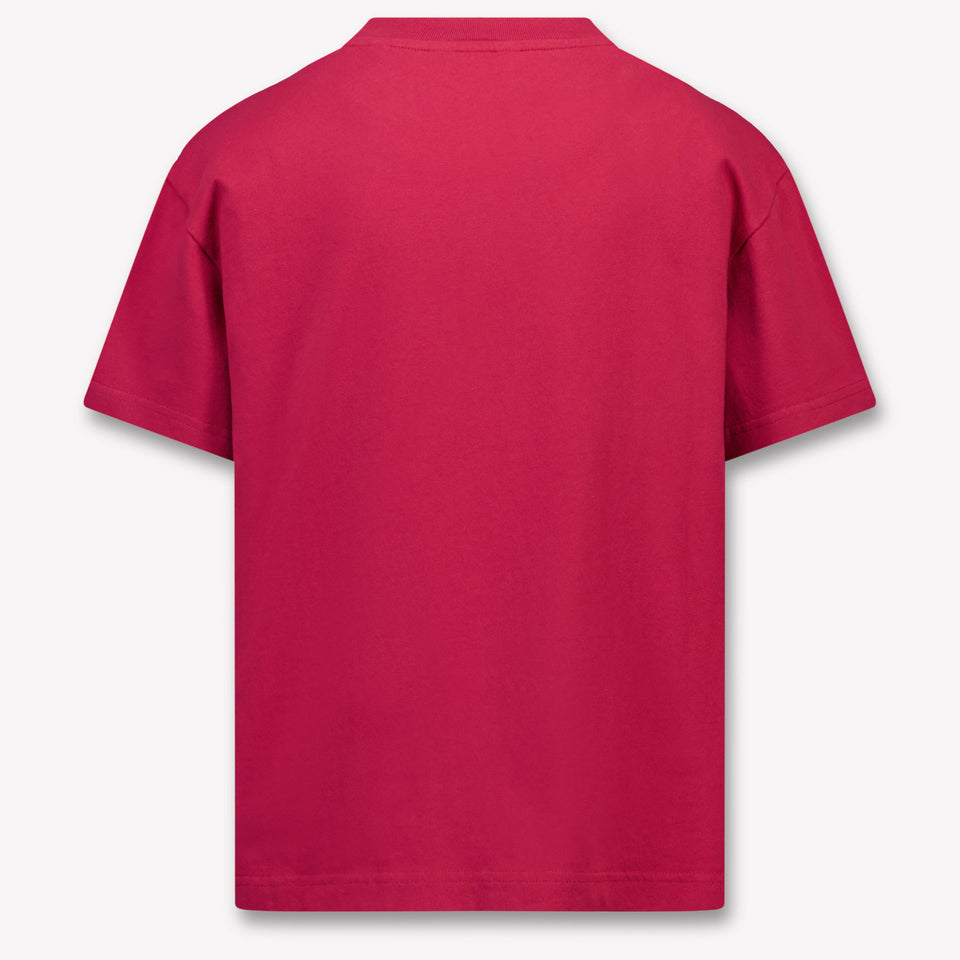 Palm Angels Kinder Meisjes T-Shirt In Bordeaux