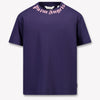 Palm Angels Kinder Meisjes T-Shirt In Navy