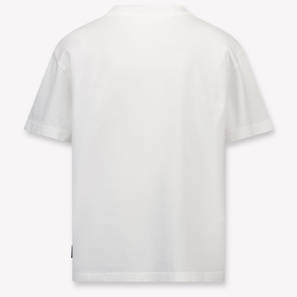Palm Angels Kinder Meisjes T-Shirt In Off White