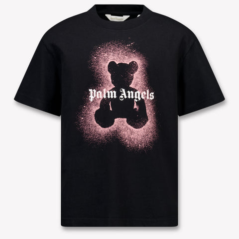 Palm Angels Kinder Meisjes T-Shirt In Zwart