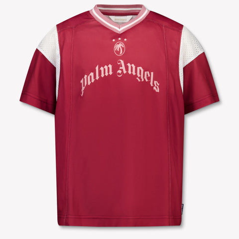 Palm Angels Kinder Meisjes T-Shirt In Bordeaux