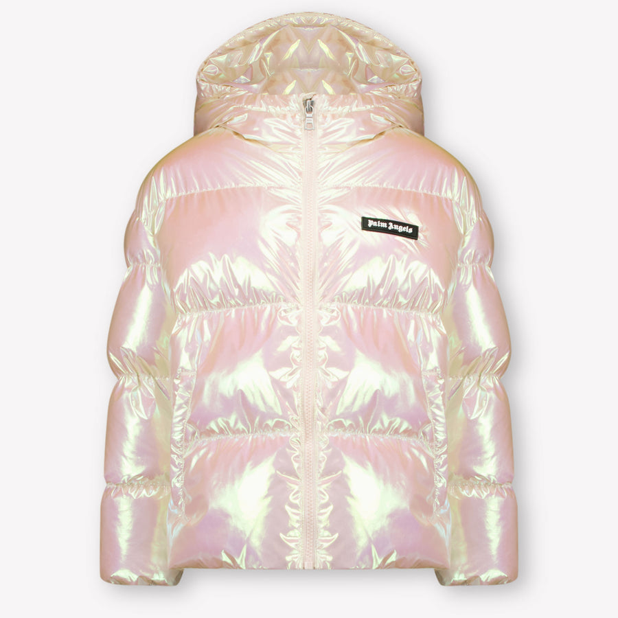 Palm Angels Kinder Meisjes Winterjas In Licht Roze