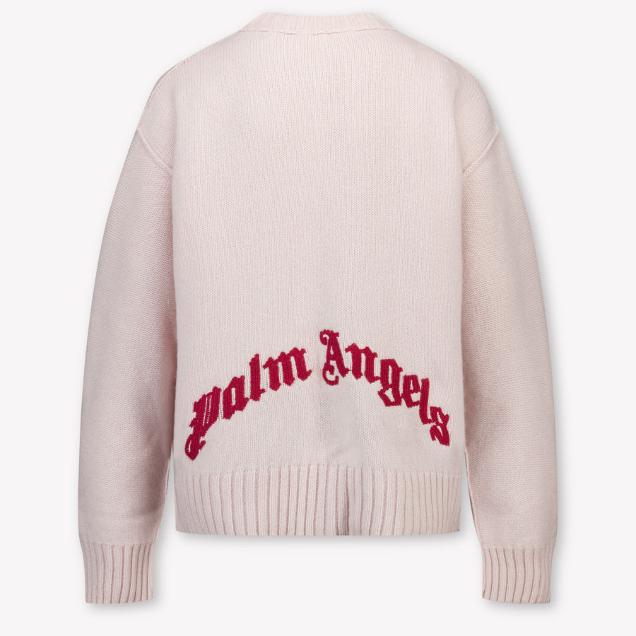 Palm Angels Kinder Meisjes Trui In Licht Roze