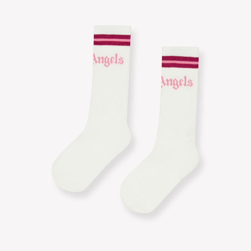 Palm Angels Kinder Meisjes Sokken In Off White