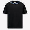 Palm Angels Kinder Jongens T-Shirt In Zwart