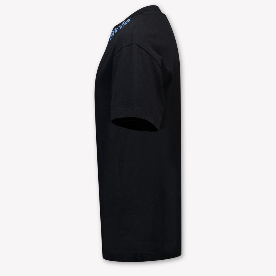 Palm Angels Kinder Jongens T-Shirt In Zwart