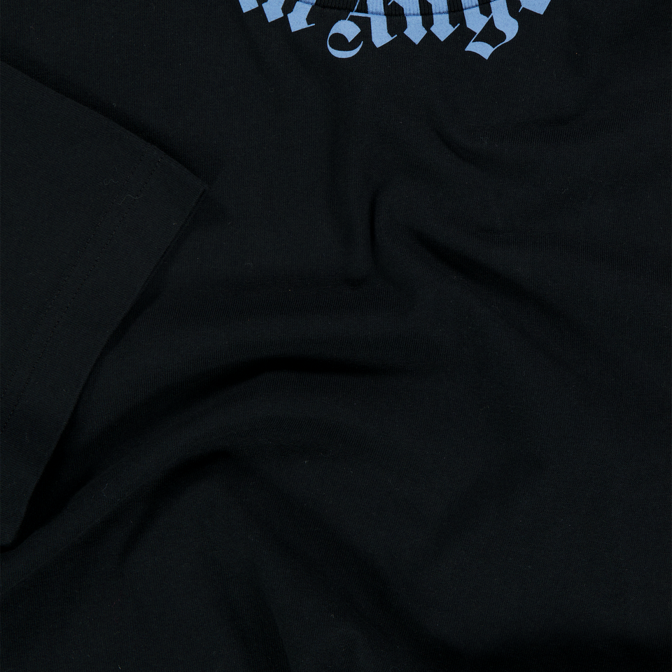 Palm Angels Kinder Jongens T-Shirt In Zwart