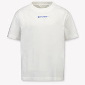 Palm Angels Kinder Jongens T-Shirt In Off White