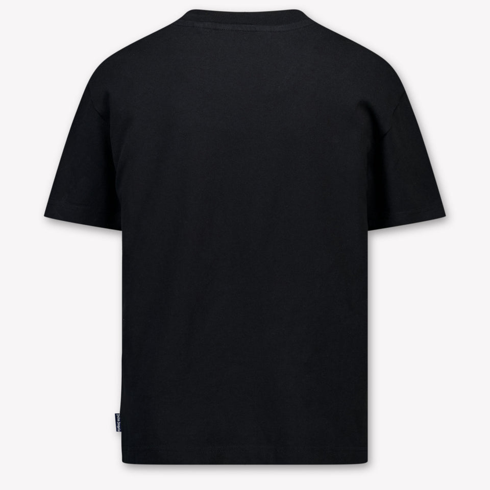 Palm Angels Kinder Jongens T-Shirt In Zwart