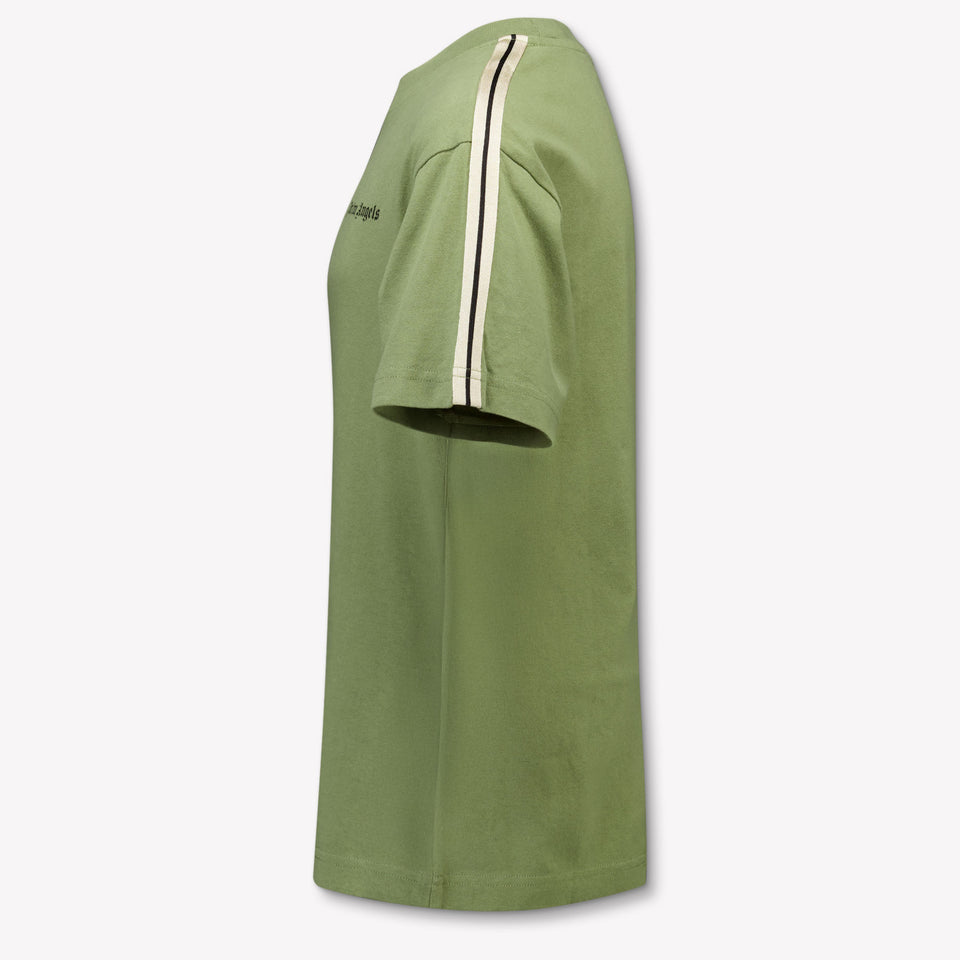 Palm Angels Kinder Jongens T-Shirt In Army
